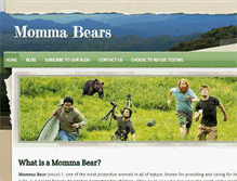 Tablet Screenshot of mommabears.org